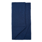 Тъмно синьо плетено одеяло Tirol